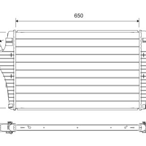 Intercooler compresor VALEO 817697