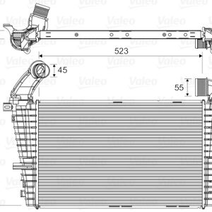 Intercooler compresor VALEO 818328