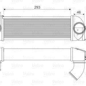Intercooler compresor VALEO 818355