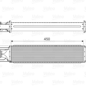 Intercooler compresor VALEO 818577