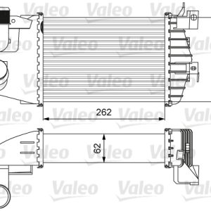 Intercooler compresor VALEO 818627