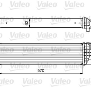 Intercooler compresor VALEO 818628