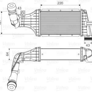 Intercooler compresor VALEO 818660
