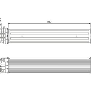 Intercooler compresor VALEO 818690