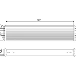 Intercooler compresor VALEO 818697