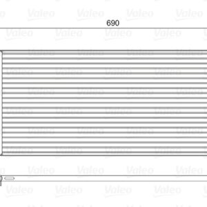 Condensator climatizare VALEO 822576