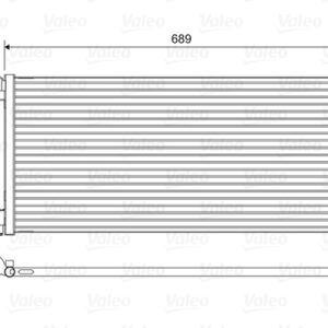 Condensator climatizare VALEO 822592