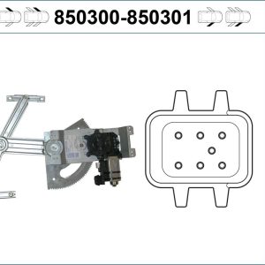 Mecanism actionare geam VALEO 850300