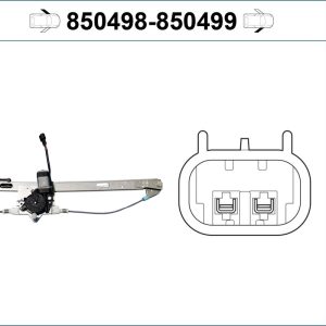Mecanism actionare geam VALEO 850498