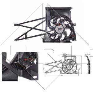 Ventilator radiator NRF 47013 – OPEL | AutoRival