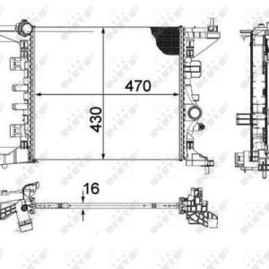 Radiator racire motor NRF 58477 – OPEL | AutoRival