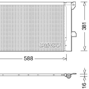 Condensator climatizare DENSO DCN20007