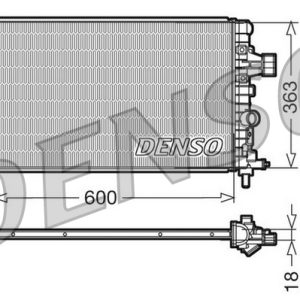 Radiator racire motor DENSO DRM20103