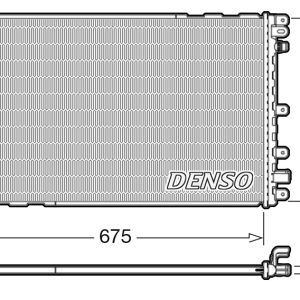 Radiator racire motor DENSO DRM20113