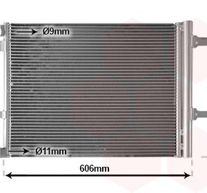Condensator climatizare VAN WEZEL 09015704