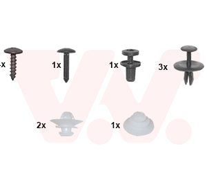 Set montaj aripa laterala VAN WEZEL 0969796