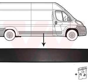 Elemente decorative / protectie panou lateral VAN WEZEL 0982408