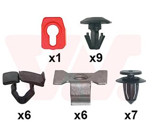 Set montaj capota motor VAN WEZEL 0983797