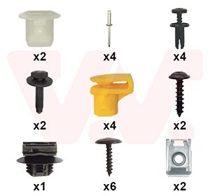 Set montaj bara protectie VAN WEZEL 0991793