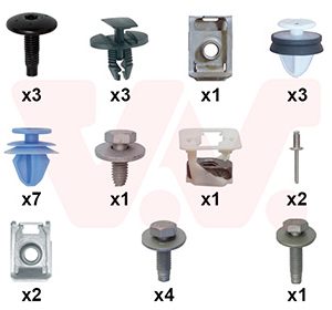 Set montaj aripa laterala VAN WEZEL 0991796