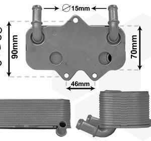 Radiator ulei motor VAN WEZEL 17013702 – OPEL | AutoRival