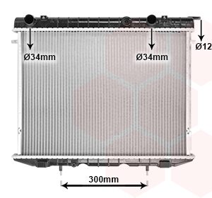 Radiator racire motor VAN WEZEL 37002175