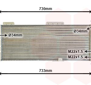 Radiator racire motor VAN WEZEL 37002203
