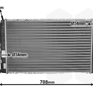 Radiator racire motor VAN WEZEL 37002252