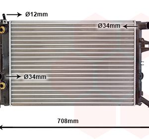 Radiator racire motor VAN WEZEL 37002256 – OPEL | AutoRival