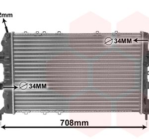 Radiator racire motor VAN WEZEL 37002293