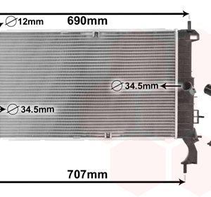 Radiator racire motor VAN WEZEL 37002346 – OPEL | AutoRival