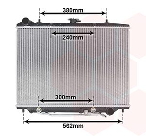 Radiator racire motor VAN WEZEL 37002455