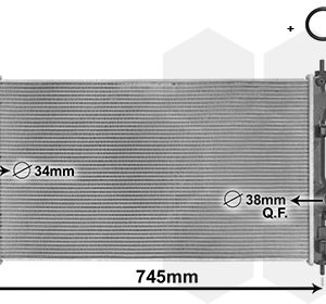 Radiator racire motor VAN WEZEL 37002474 – OPEL | AutoRival