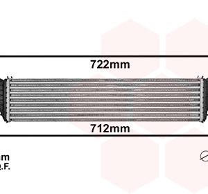 Intercooler compresor VAN WEZEL 37004661