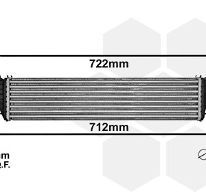 Intercooler compresor VAN WEZEL 37004662