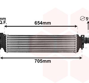 Intercooler compresor VAN WEZEL 37004664