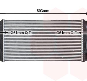 Intercooler compresor VAN WEZEL 37004722