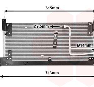 Condensator climatizare VAN WEZEL 37005224 – OPEL | AutoRival