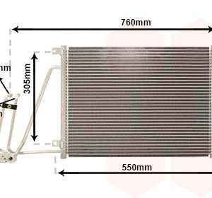 Condensator climatizare VAN WEZEL 37005265 – OPEL | AutoRival
