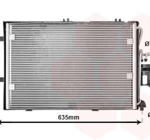 Condensator climatizare VAN WEZEL 37005309