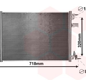 Condensator climatizare VAN WEZEL 37005500