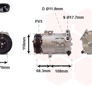 Compresor climatizare VAN WEZEL 3700K418
