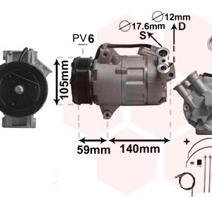 Compresor climatizare VAN WEZEL 3700K437