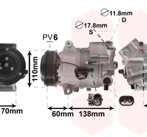 Compresor climatizare VAN WEZEL 3700K616