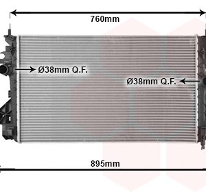 Radiator racire motor VAN WEZEL 37012703 – OPEL | AutoRival