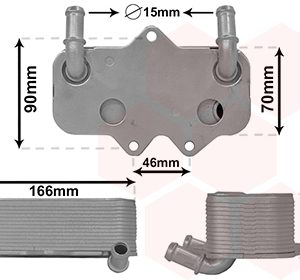 Radiator ulei motor VAN WEZEL 37013710