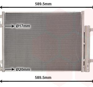 Condensator climatizare VAN WEZEL 37015707