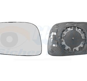Sticla oglinda oglinda retrovizoare exterioara VAN WEZEL 3701835
