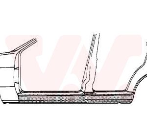 Placa de prag VAN WEZEL 3715103