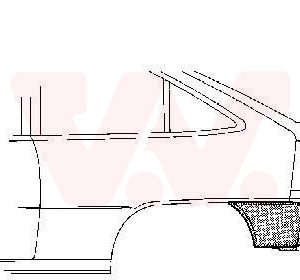 Panou lateral VAN WEZEL 3730134